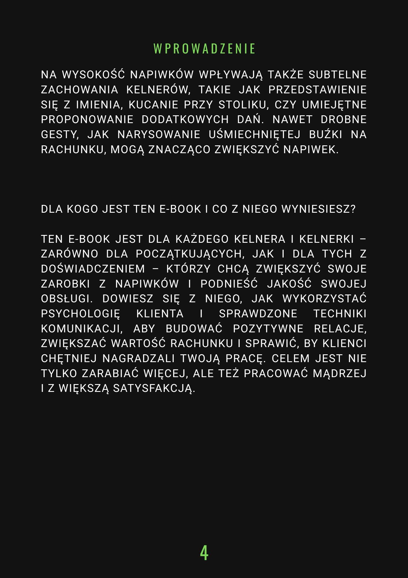 Ebook "Mistrz Napiwków"